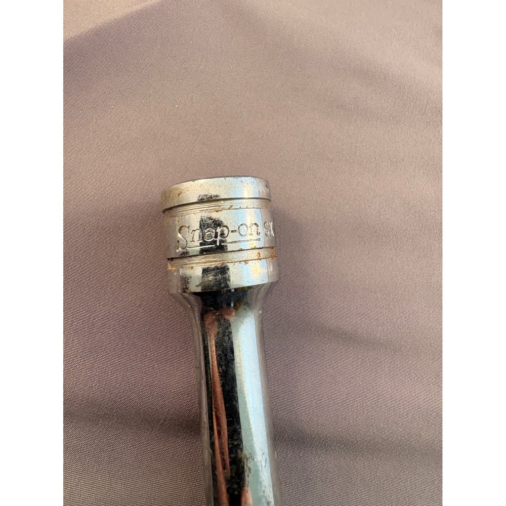 Snap-on SX-24 1/2 Drive 24 Inch Extension Bar Chrome Knurled USA Mechanic Tool